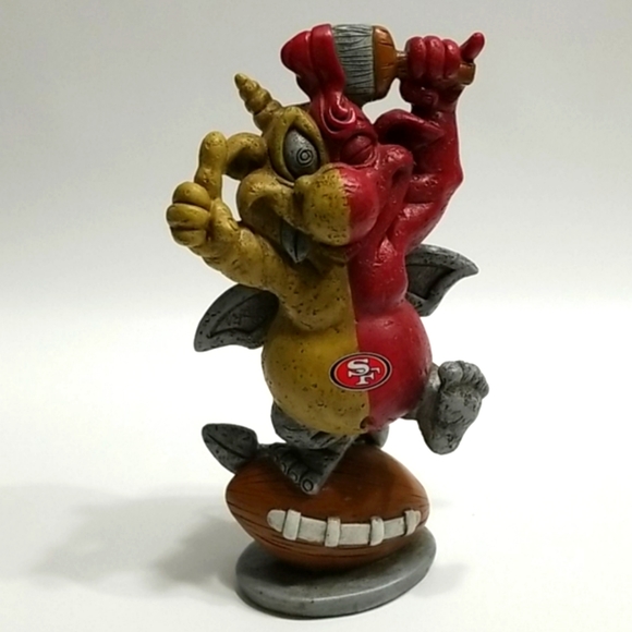 San Francisco 49er Football Team Half Devil Brush Figurine 9 3/4" Tall - Picture 1 of 5